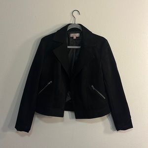 Philosophy Black Suede Jacket